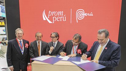 Tras la participación de Perú en Fitur 2024, Mincetur y CAF suscribieron acuerdo para&nbsp; elaborar plan de mejor manejo turístico.