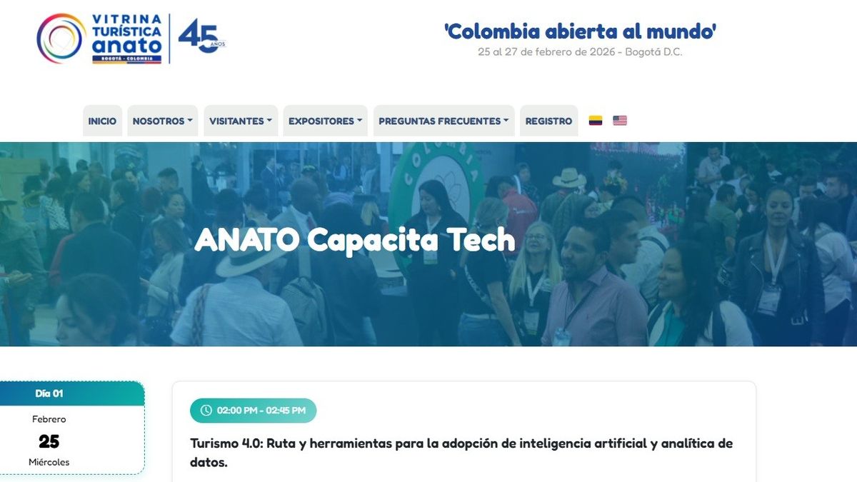 Anato Capacita Tech es un espacio especializado de formación y actualización tecnológica, diseñado para fortalecer a las agencias de viajes.