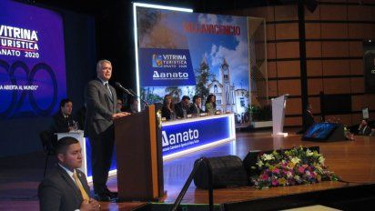 Presidente de Colombia Iván Duque en Vitrina Turística Anato 2020 (archivo)