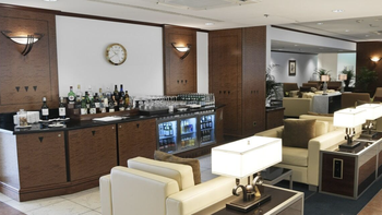 Una de las salas VIP remodeladas por Emirates, en Munich (Alemania).