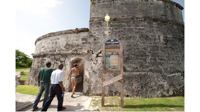 El fuerte Fincastle ofrece excelentes vistas por ser el punto más elevado de Nassau.