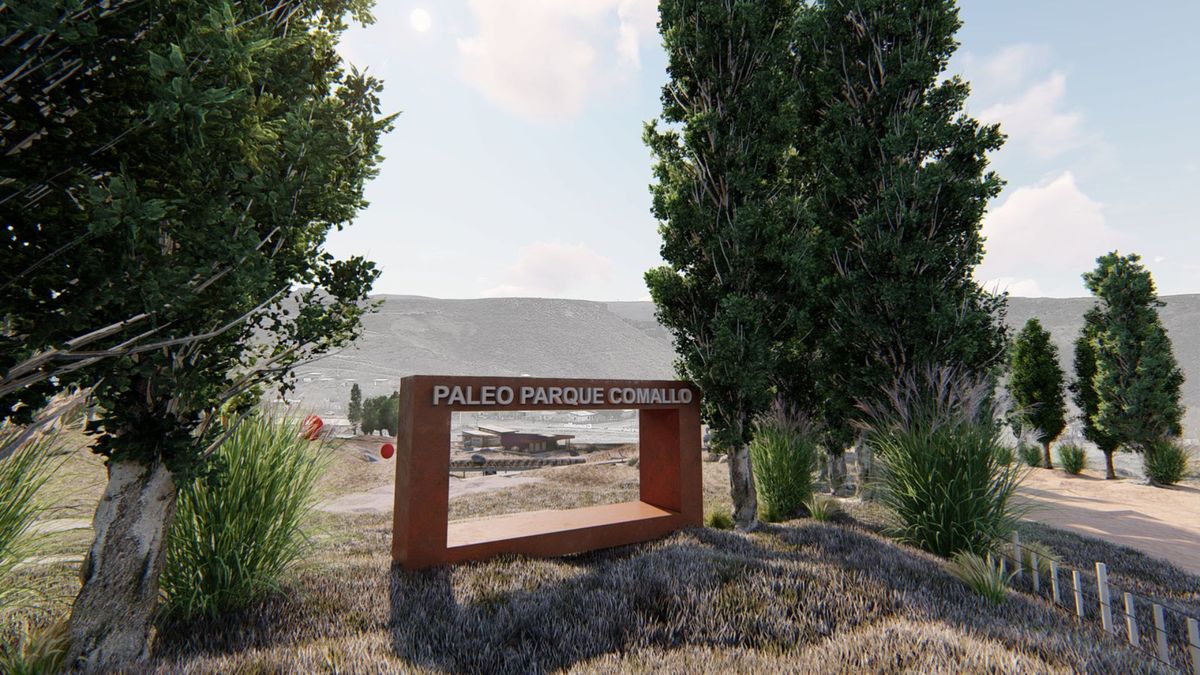 El Paleoparque Comallo se encuentra a una hora de Bariloche.