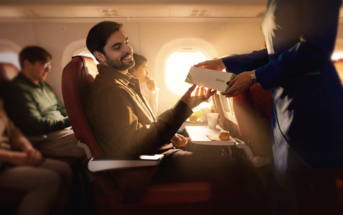 Binter renueva su menú a bordo.