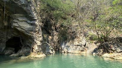 Conoce esta cueva con ojo de agua que se localiza en Oaxaca.&nbsp;
