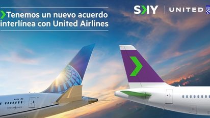 Sky Airline amplía su red en Sudamérica gracias a nuevo acuerdo con United Airlines