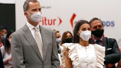 Los reyes Felipe VI y Letizia presidieron la inauguración de la 41° edición de Fitur.