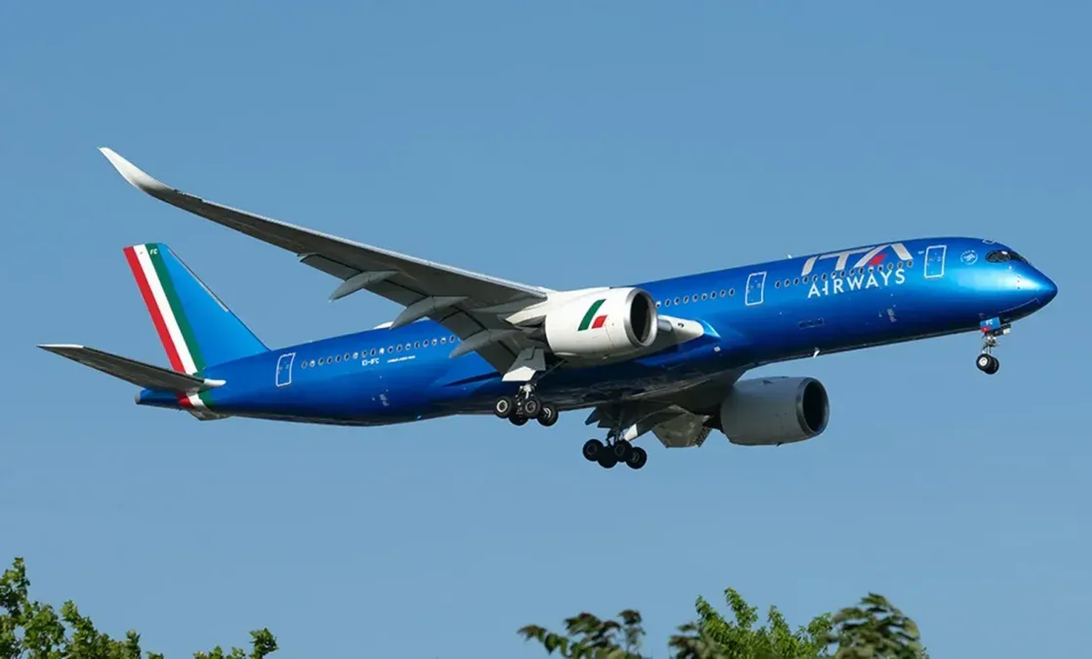 Una de las aeronaves de la compañía ITA Airways. Una de las aeronaves de la compañía ITA Airways.