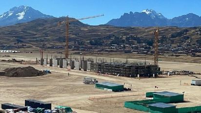 Contraloría asegura que hay un retraso del 47.4% en la construcción del Aeropuerto Internacional de Chinchero.