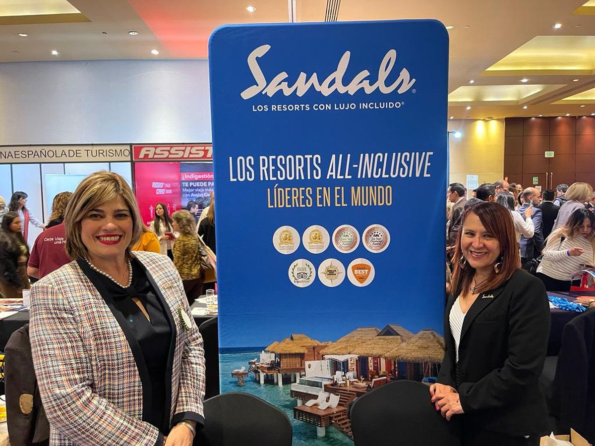 Sandals promueve sus hoteles en EPTUR 2023.