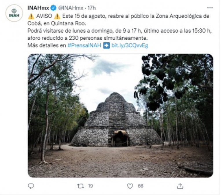 Cobá, en Caribe mexicano, es una de las zonas arqueológicas más visitadas del país.