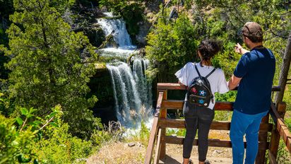 El paraíso de la Patagonia con 7 cascadas escondidas en un bosque