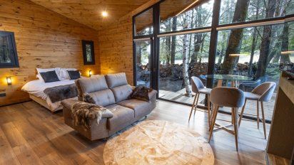 Bariloche: la nueva cabaña con bosque propio en Villa Labrador
