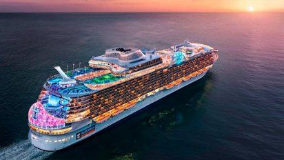 El flamante Wonder of the Seas de Royal Caribbean.&nbsp;