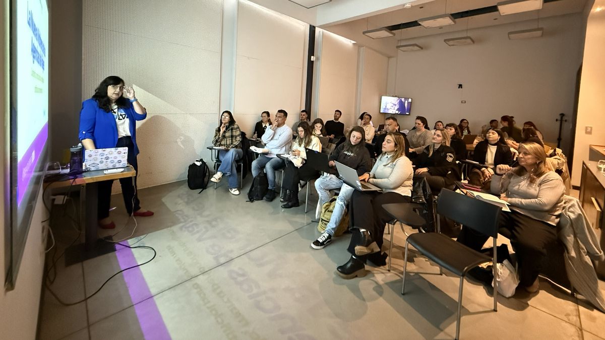 Floxie estuvo a cargo de la capacitación de Ola.