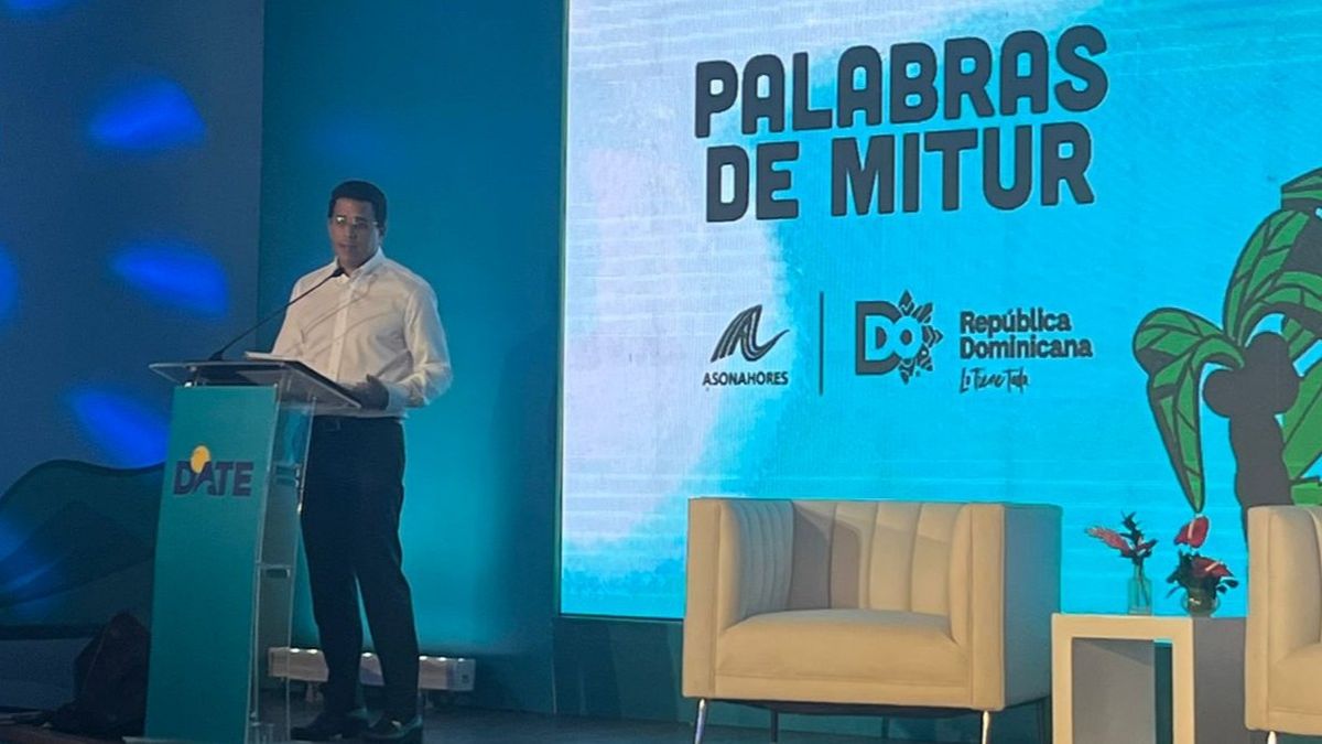 El ministro de Rep&uacute;blica Dominicana David Collado en DATE 2026.