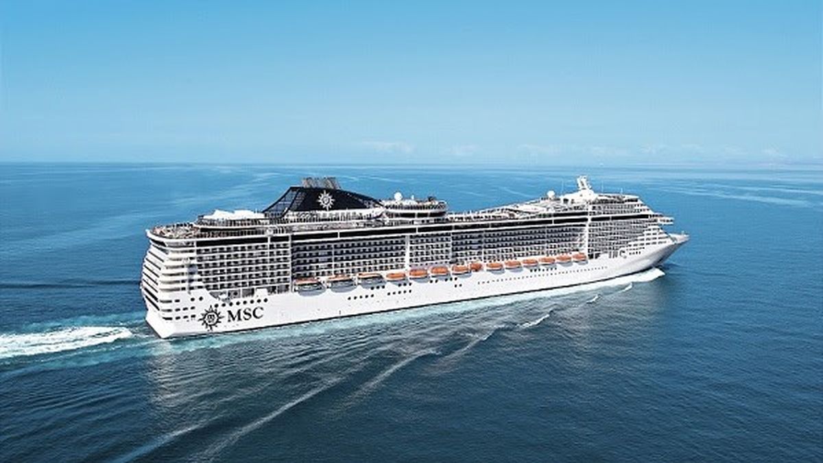 Uno de los cruceros de la compañía MSC.