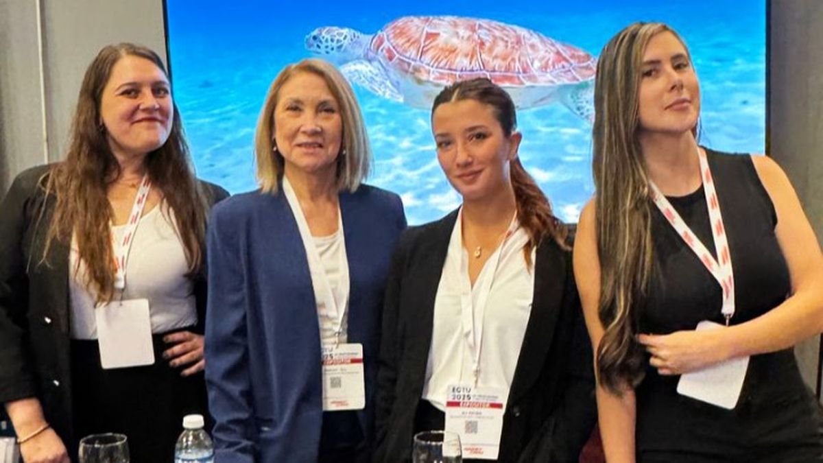 EM Marketing: María Eugenia Sirito, brand y projects manager; Elsa Petersen, CEO y fundadora; Fátima Ali, trade relations cono sur; Ángela Montoya, trade relations cono norte.