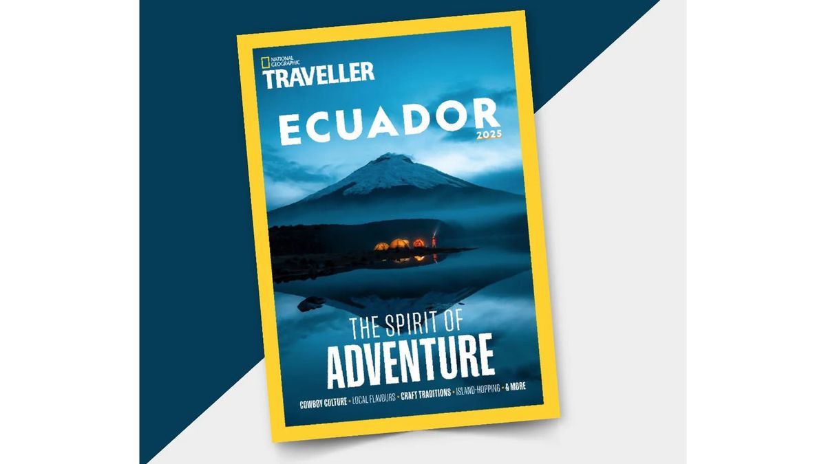 Portada de suplemento National Geographic Traveller dedicado al Ecuador. 