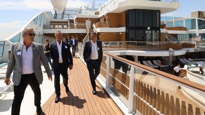 Scioli sueña con una nueva terminal de cruceros en Mar del Plata