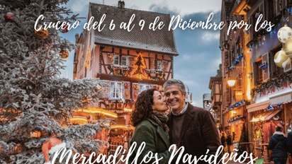 Politours lanza su crucero para descubrir los mercadillos navideños por el puente de diciembre.