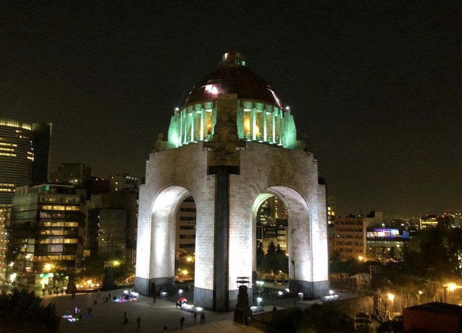 El Monumento a la Revolución.