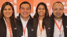 Ángela Torres, directora de Comunicaciones y Mercadeo para Latinoamérica; Marco Andrés Campo, Senior Manager Operations B2C; Laura Lozano, directora comercial; y Alfonso Cuervo, Supplier Management de BCD Travel Colombia.