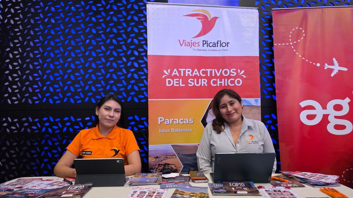 Gianella Segura, ejecutiva comercial y Emilia Conco, CEO fundador de Viajes Picaflor.
