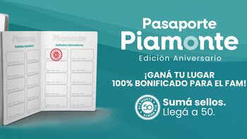 Pasaporte Piamonte tiene vigencia hasta el 31 de diciembre.