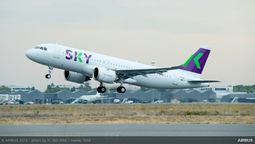 Sky Airline proyecta movilizar más de 165 mil pasajeros entre el 13 y el 23 de septiembre. 