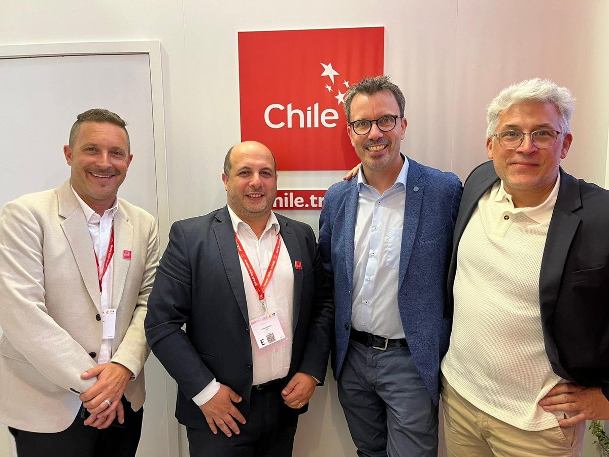 El director nacional de Sernatur, Cristóbal Benítez, realizó una serie de reuniones con proveedores en la ITB de Berlín. - Ladevi Medios y Soluciones El director nacional de Sernatur, Cristóbal Benítez, realizó una serie de reuniones con proveedores en la ITB de Berlín.