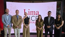 Eduardo Aramburú, gerente de Grupo Arama; Jorge León, presidente del Buró de Convenciones de Lima; María Del Sol Velásquez, directora de Promoción de Turismo de Promperú; Denisse Mac Cubbin, directora ejecutiva del Buró de Convenciones de Lima; y Julio Bojórquez, presidente de la Federación de Entidades Organizadoras de Congresos y Afines de América Latina (Cocal).