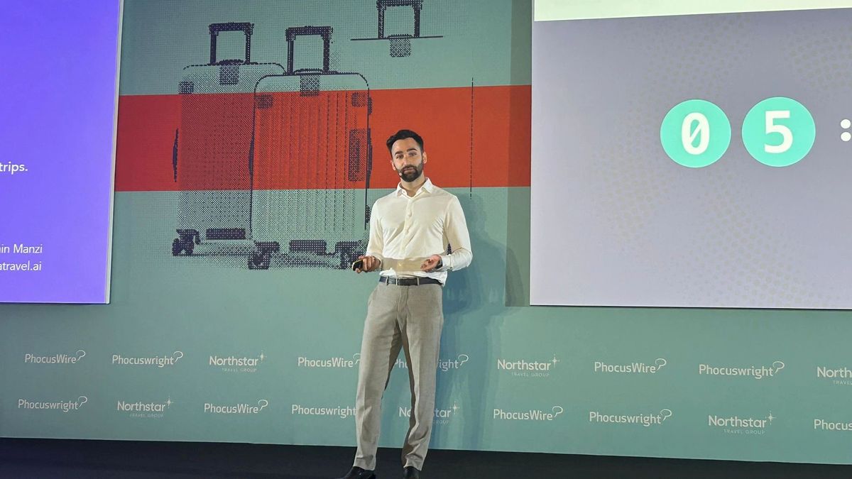 Benjamin Manzi, COO y cofundador de Maya en Phocuswright Europe.