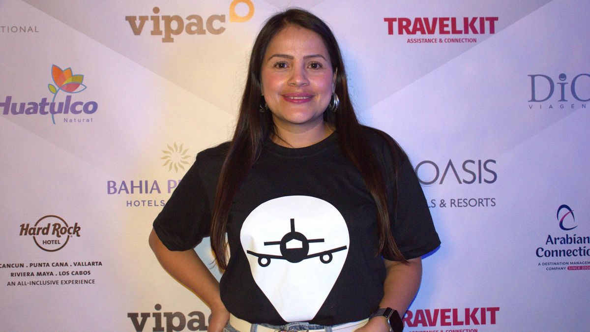 Andrea Cabezas, ejecutiva comercial de CIC Travel durante el encuentro anual de CIC Travel 2025.