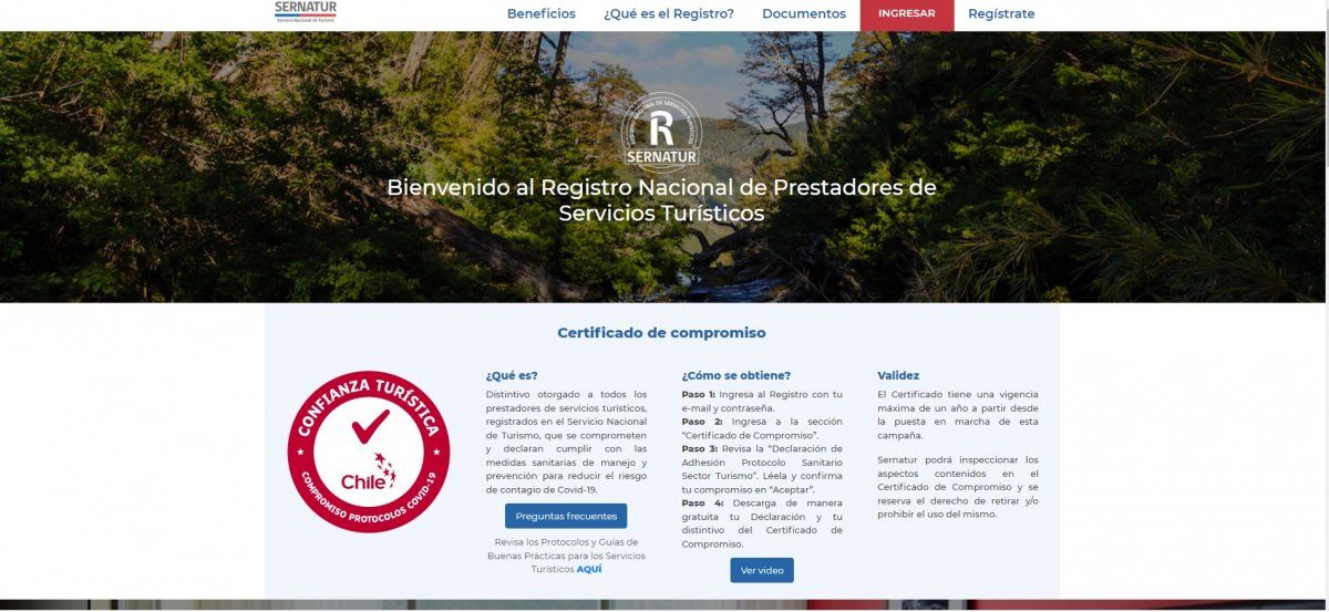 Sernatur espera que las empresas de servicios turísticos actualicen su registro. 