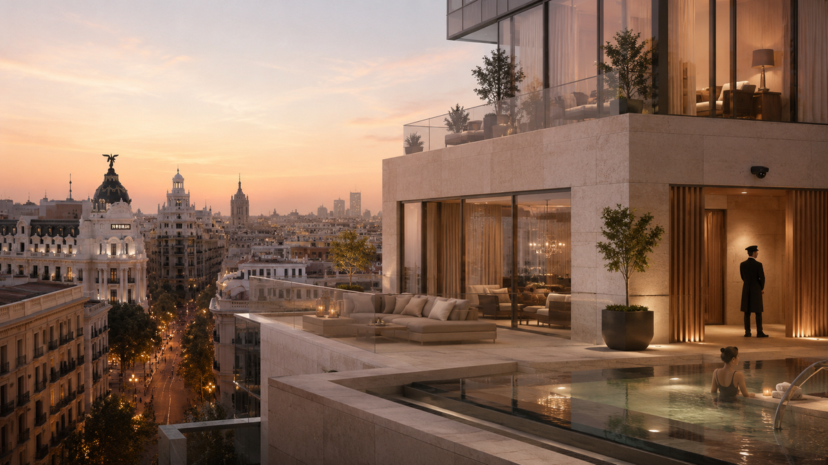 Las branded residences ganan peso como uno de los alojamientos en auge en ciudades como Madrid.