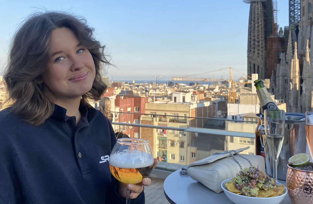 Cornelia Saveros, joven sueca de 20 años recién afincada en Barcelona