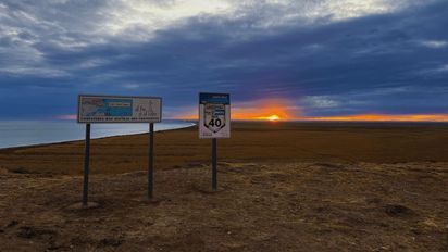 La Ruta 40 en la Patagonia comienza en Cabo Vírgenes