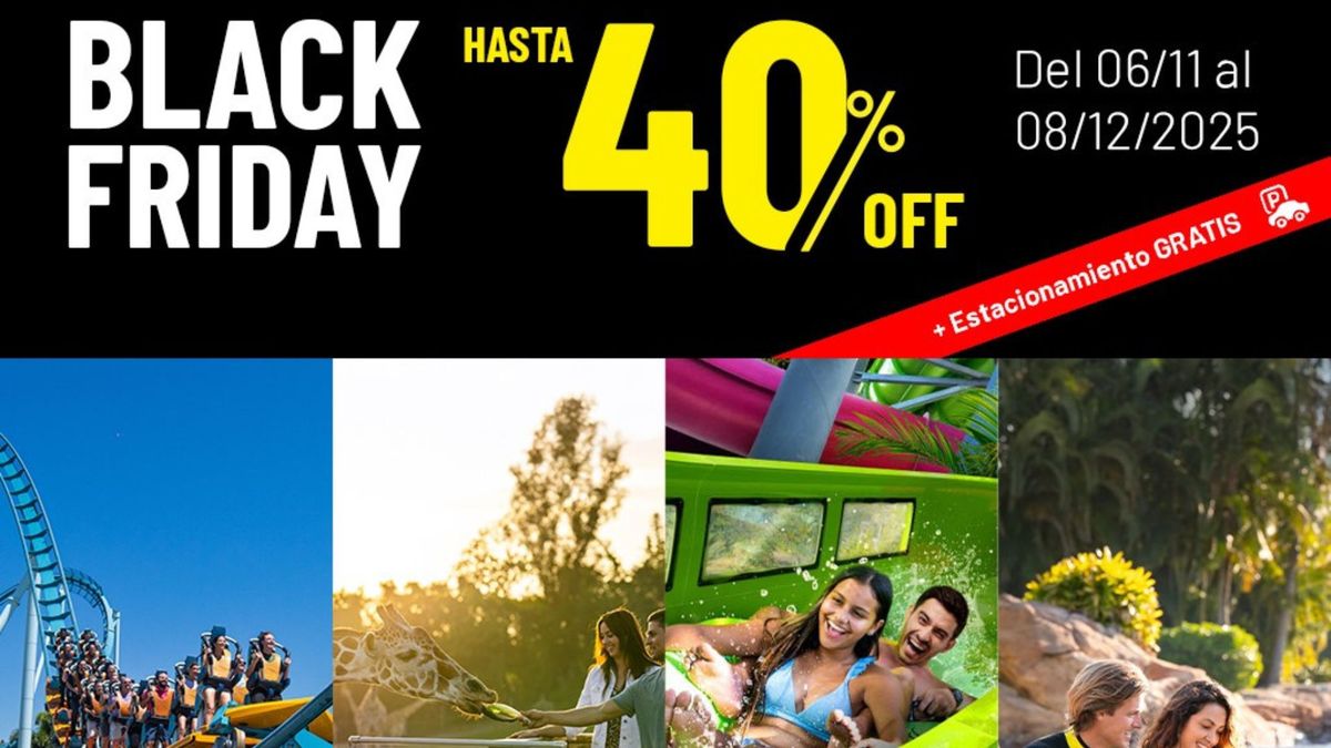 United Parks tiene una gran oferta para este Black Friday.