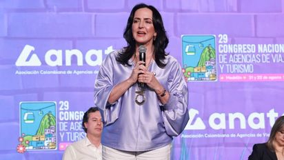 María Fernanda Cabal, precandidata presidencial, participó en el panel organizado en el marco del Congreso Nacional de Anato 2025.&nbsp;