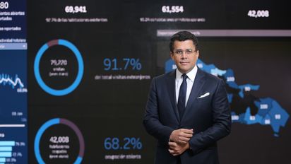 David Collado, ministro de Turismo de República Dominicana.
