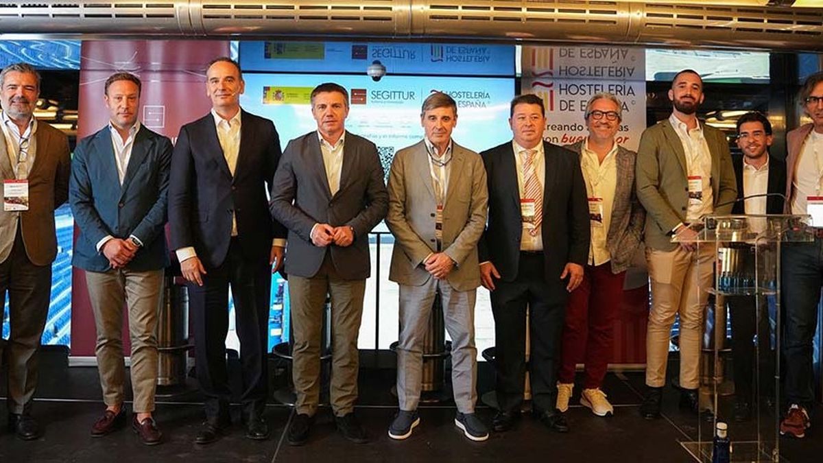 Presentación de Segittur junto a Hostelería de España.