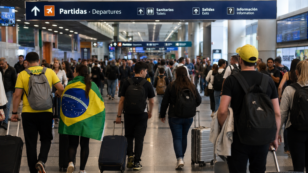 Daniel Scioli apunta todos los cañones al turista brasileño, que aumentó su gasto en el exterior hasta cifras récord.&nbsp;