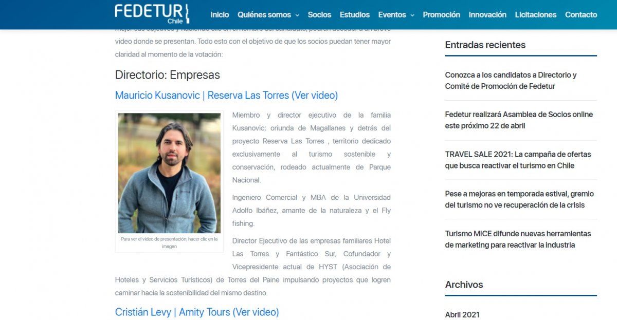 Los perfiles de lis postulantes están disponibles en la web de Fedetur. - Ladevi Medios y Soluciones Los perfiles de lis postulantes están disponibles en la web de Fedetur.