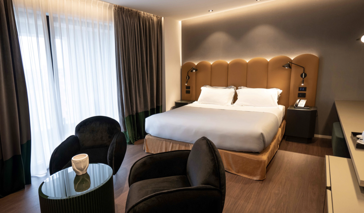 Una de las suits del Eurostars Matera La Suite 5 estrellas.