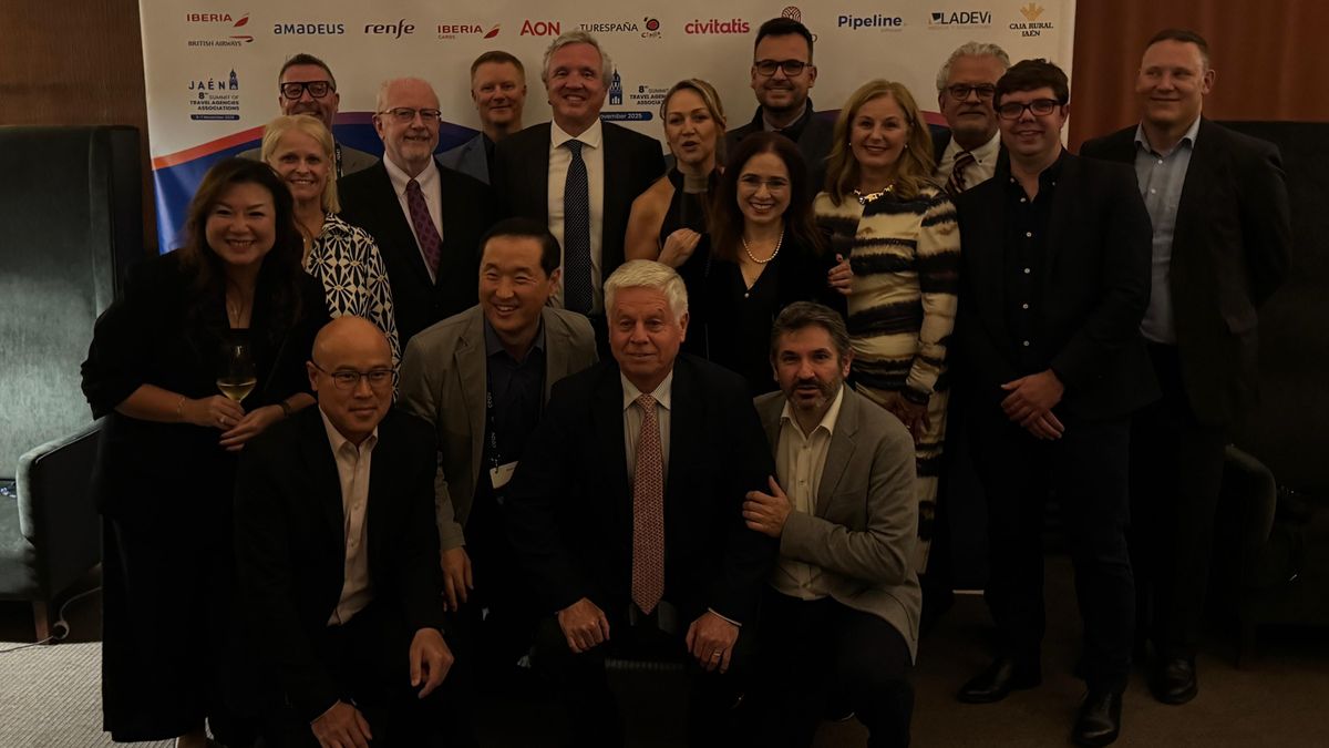 Presidentes de asociaciones de agencias de viajes que se acercaron hasta Jaén, Andalucía.