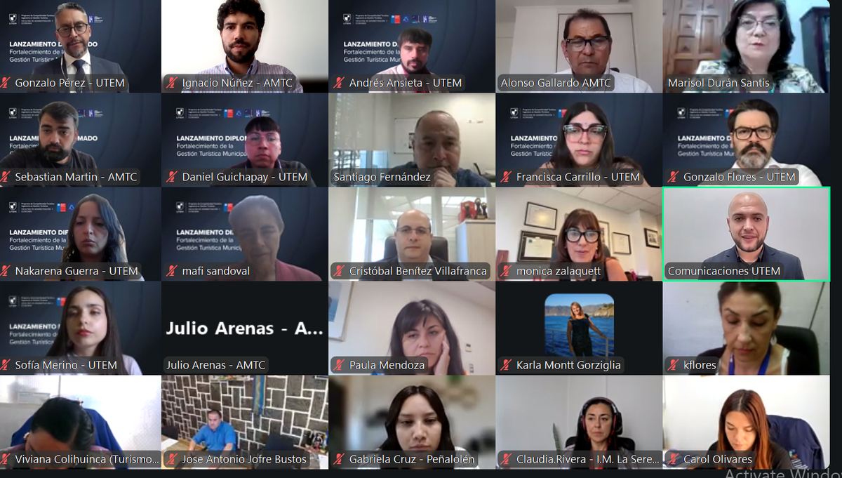 Diplomado en Fortalecimiento de la Gestión Turística Municipal fue lanzado en una actividad online con autoridades del sector público y privado. 