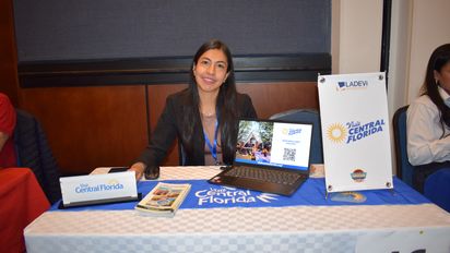 Elcy Mora, de TM Americas, representante de Visit Central Florida en el marco de Ladevi Workshop.