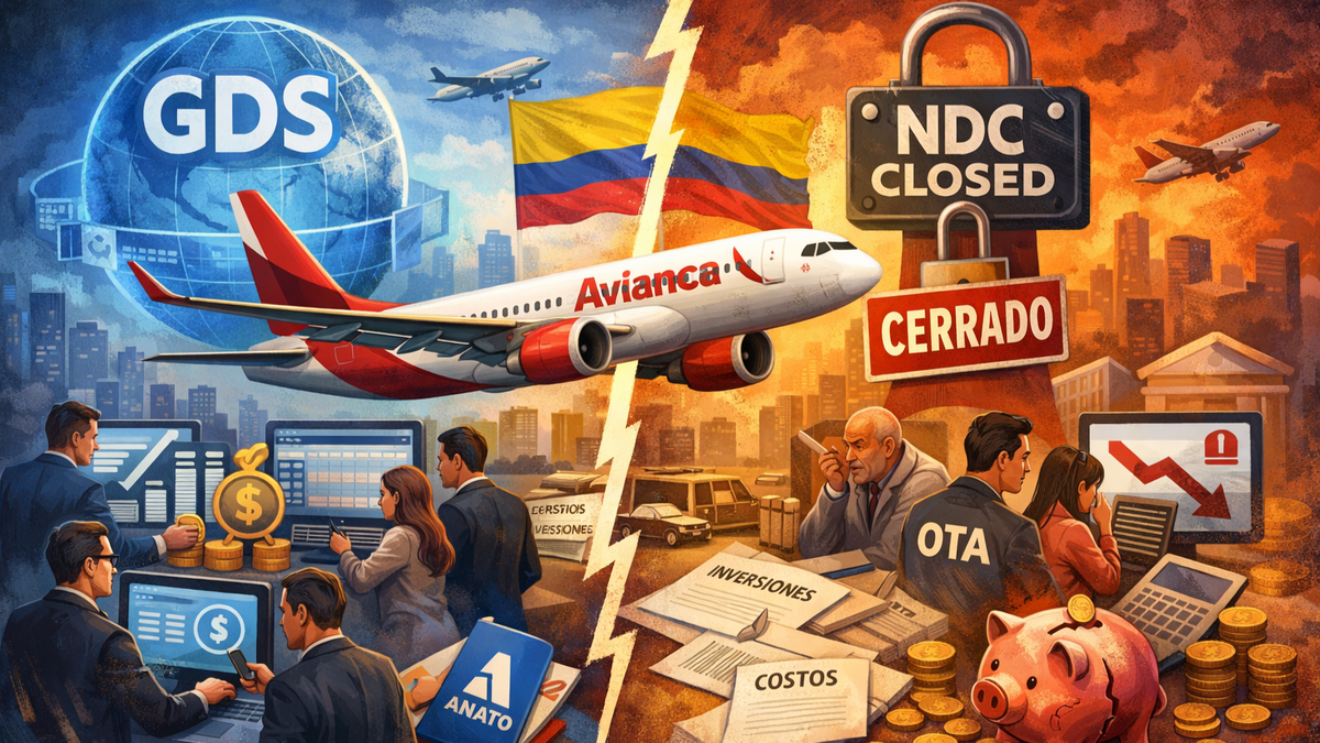 Avianca define el recargo que aplicará en los GDS desde 2026