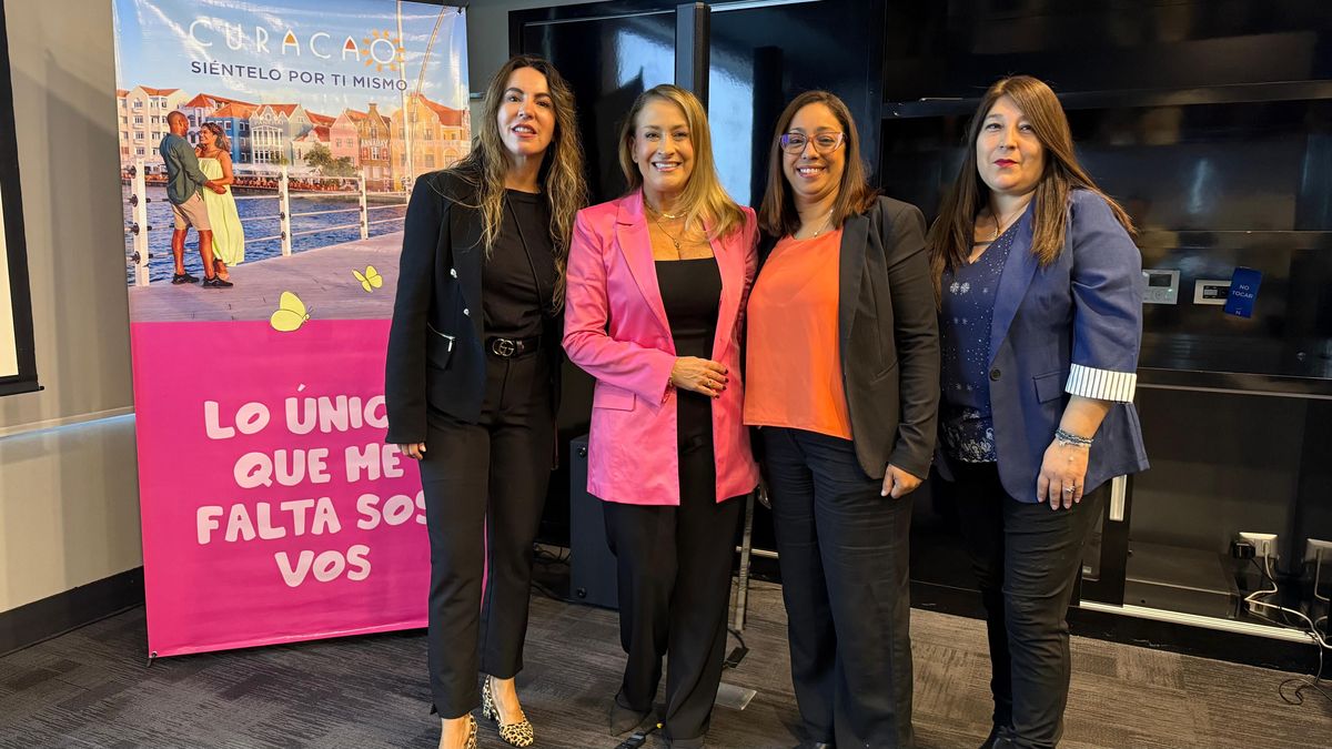 Catherine Lira (Copa Airlines); Sonia Triana (CIC Travel); Iris Carrasco (Curazao); Paola Soto (Copa Airlines).
