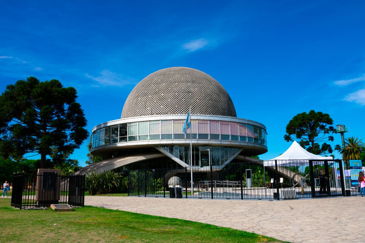 El Planetario de Buenos Aires en Palermo.